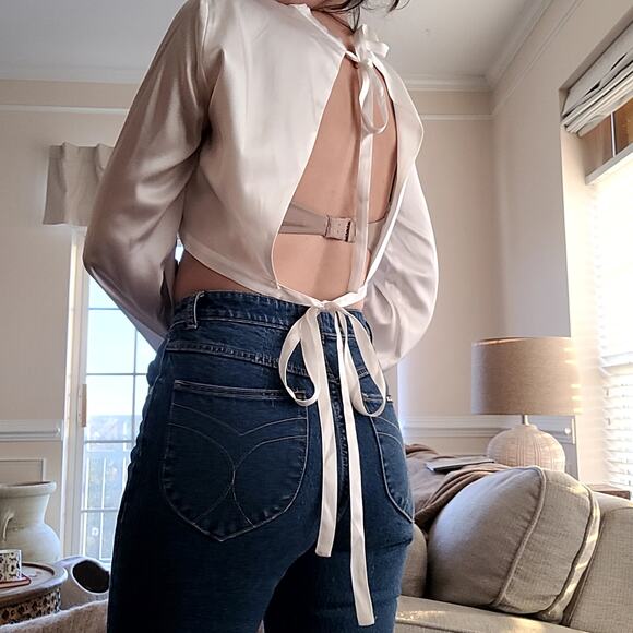 Silk Top Made in Italy - Picture 2 of 5